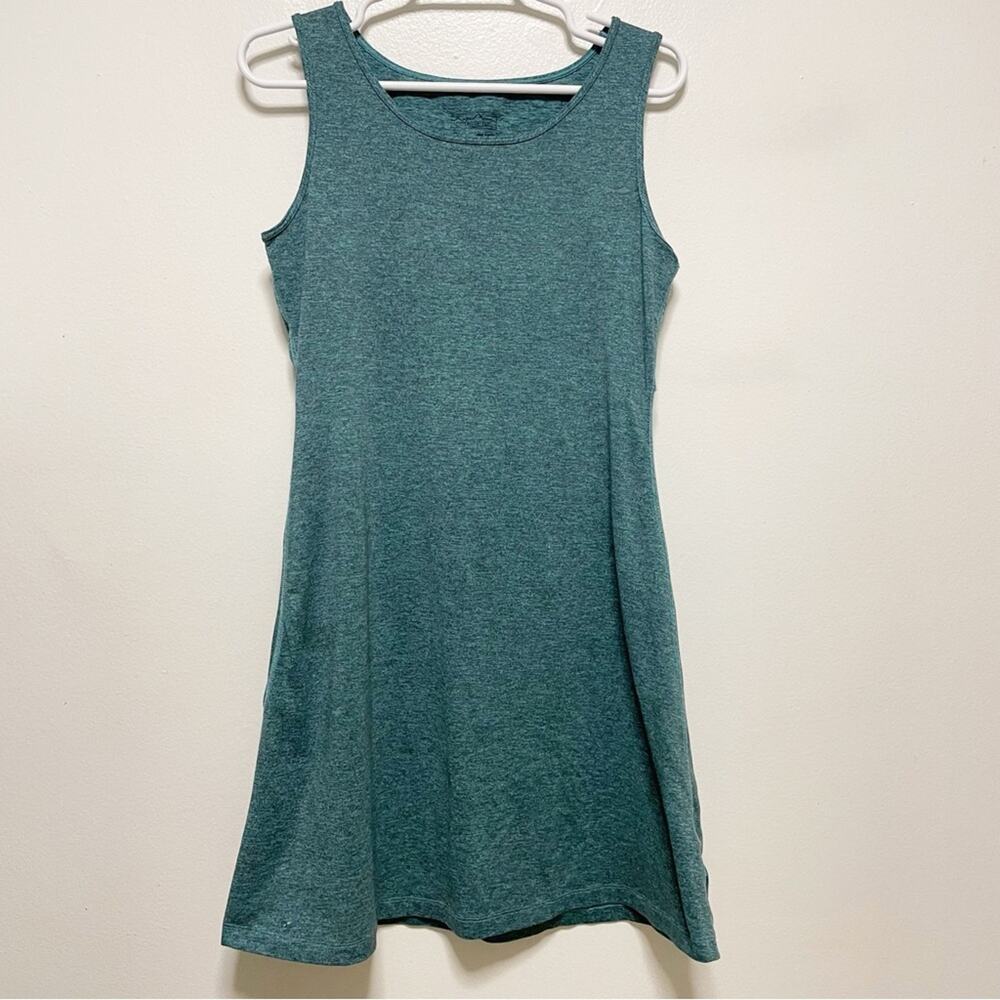Patagonia Sleeveless Seabrook Marled Heather Green Dress